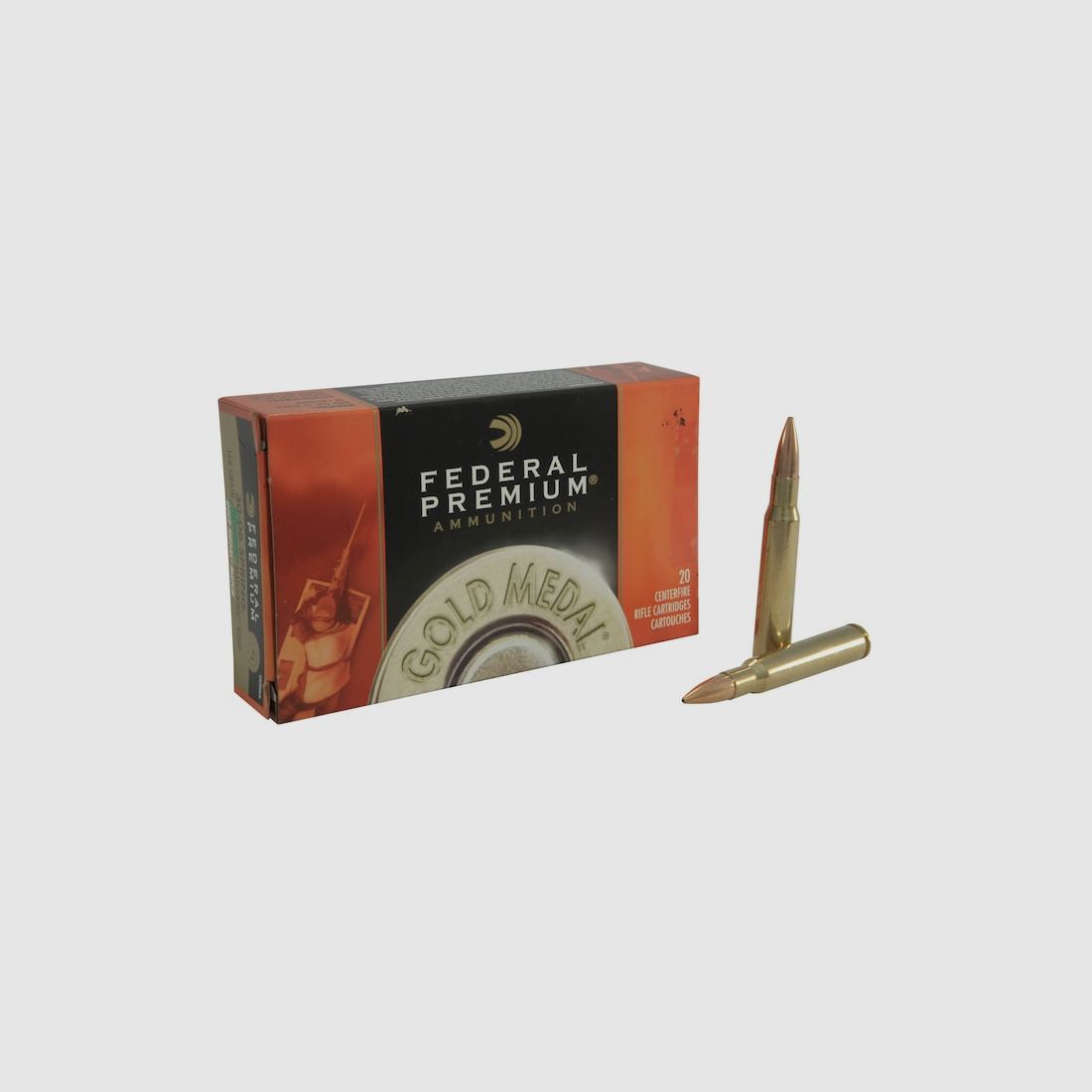 Federal Premium Gold Medal Sierra MatchKing .30-06 Sprg. 168GR BTHP 20 Patronen