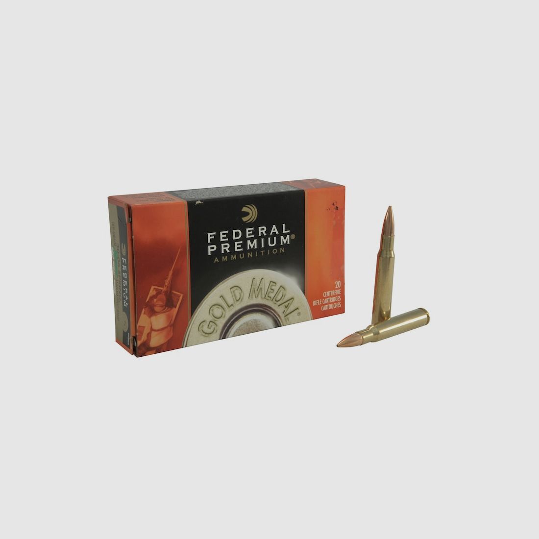 Federal Premium Gold Medal Sierra MatchKing .30-06 Sprg. 168GR BTHP 20 cartridges