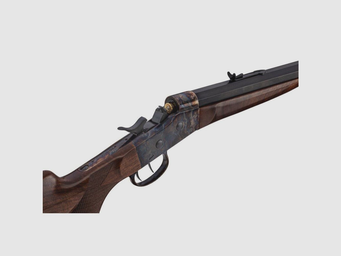 Davide Pedersoli & C Rolling Block Geweer John Bodine Kal. 45-70 – loop 76,2 cm, afbeelding 9 van 10