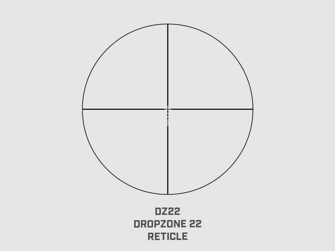 Bushnell Zielfernrohr Rimfire 3-9x40 Dropzone 22 SFP 25,4mm