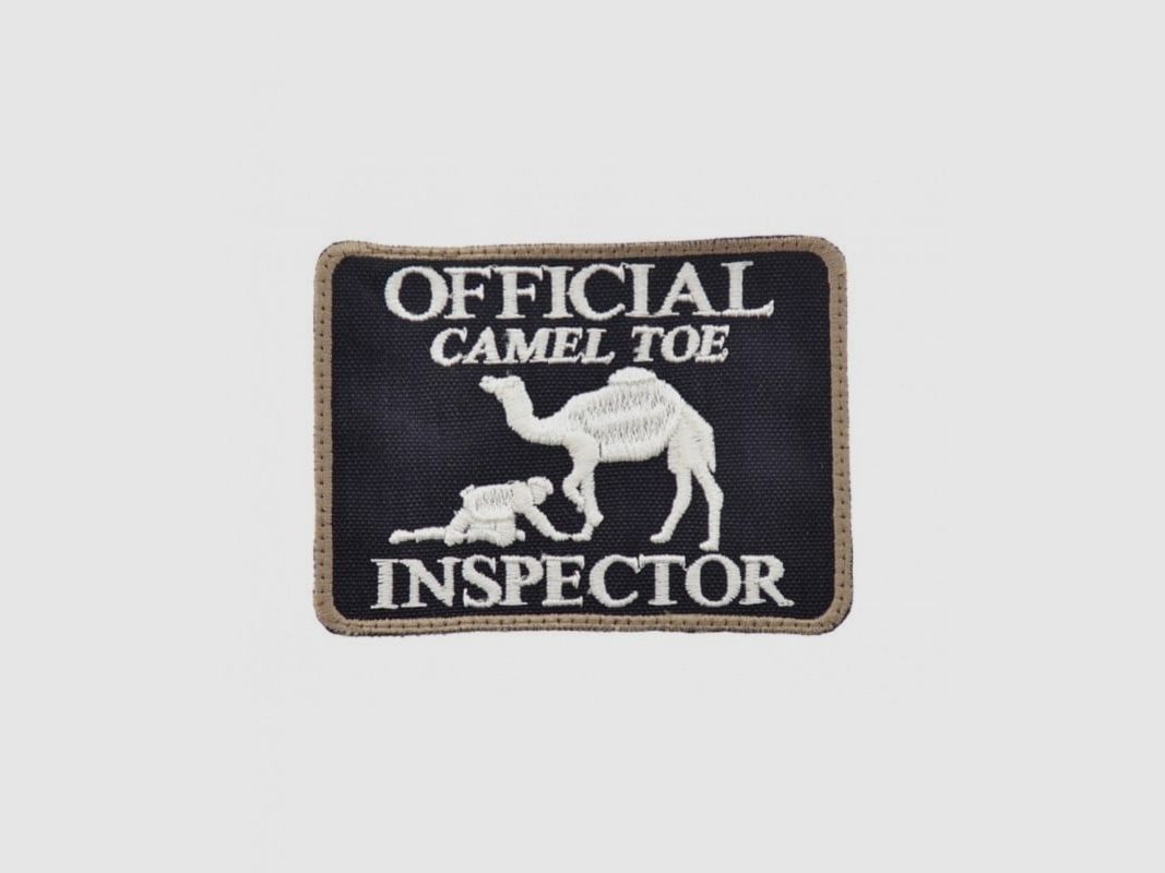 LA PATCHERIA PATCH "CAMEL TOE INSPECTOR" 9X7 CM BORDADO