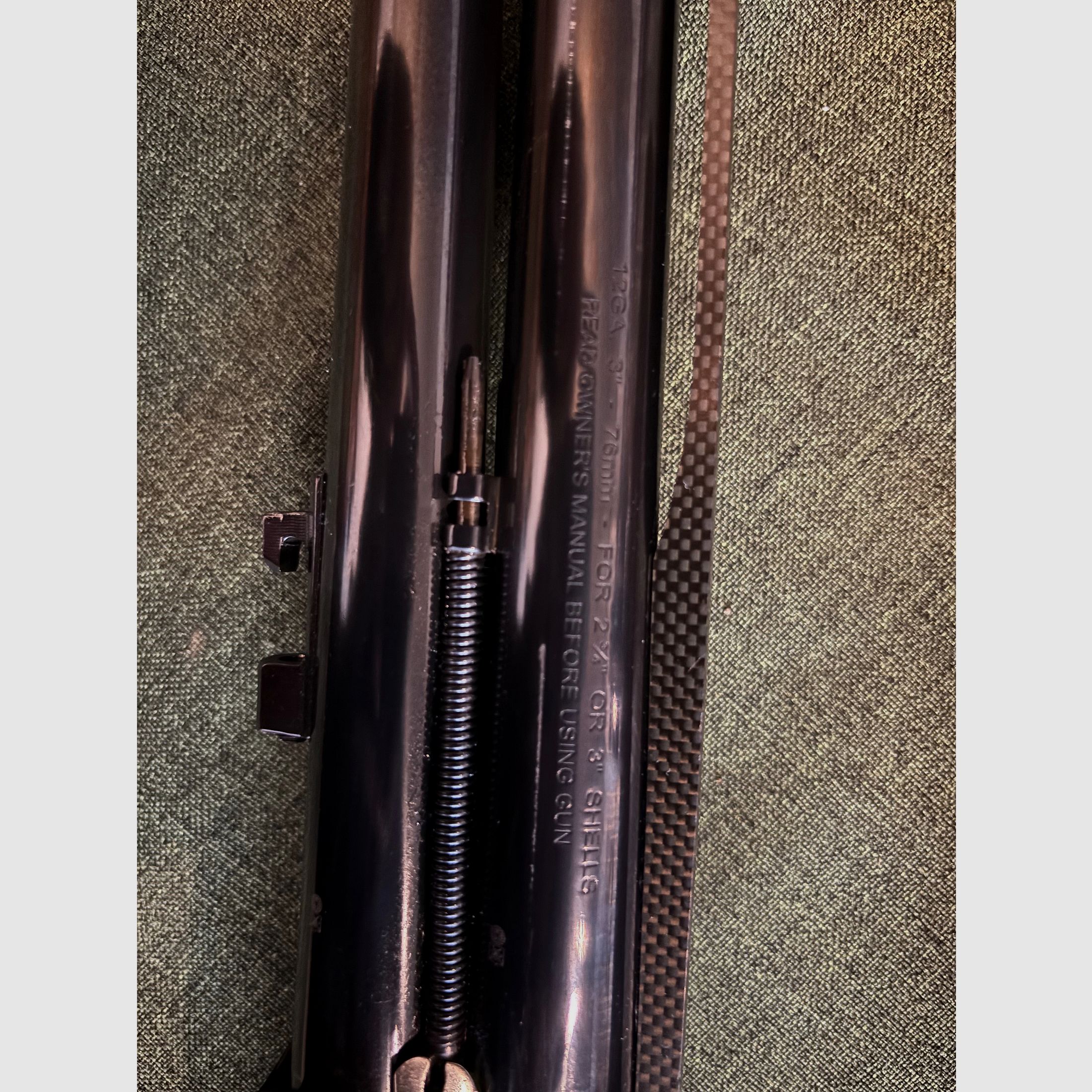 Benelli 828U 12/76 mit stahlschrotbeschuss 