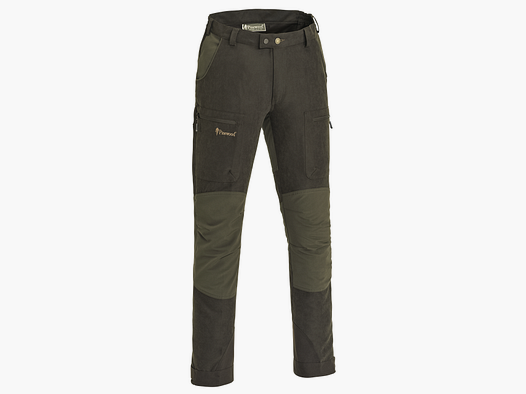 Pinewood Caribou Men's Trousers Suede Brown/Dark Olive
