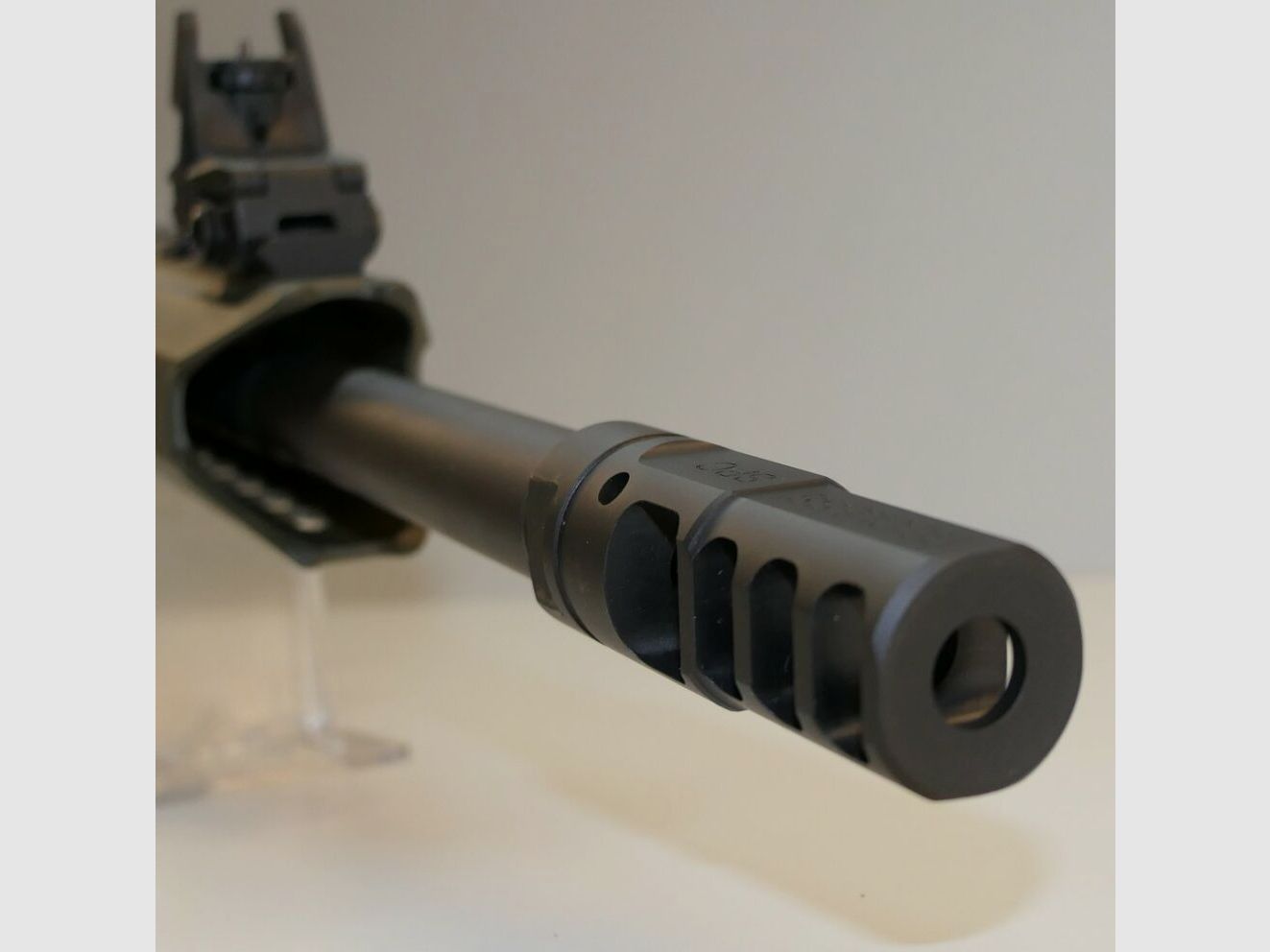 GWMH Selbstladebüchse GWMH SPC-SPORTER A4 17" (SWISS PISTOL CARBINE) OD-GREEN Kal.9x19 AR15 Glock Magazin