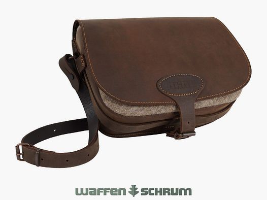 AKAH Jagdtasche Wollfilz Ranger Leder 25x18x10cm