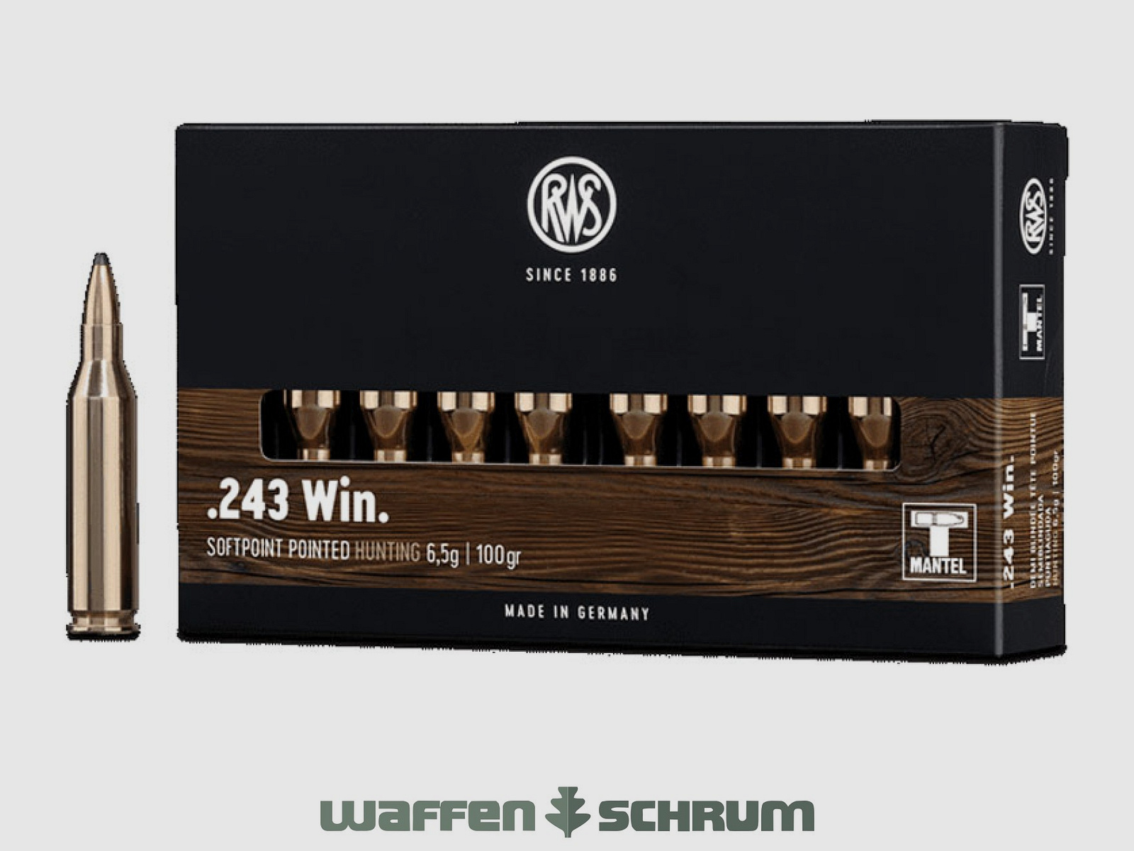 RWS TMS 6,5g - 100gr .243Win