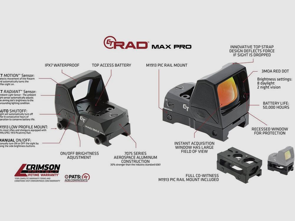 Crimson Trace RAD Max Red Dot 