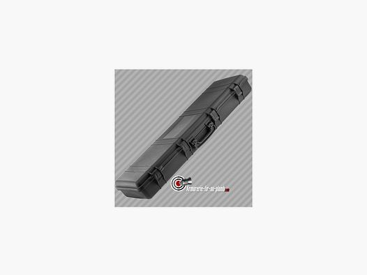Waffenkoffer für Büchse aus schwarzem Polycarbonat - 105 cm