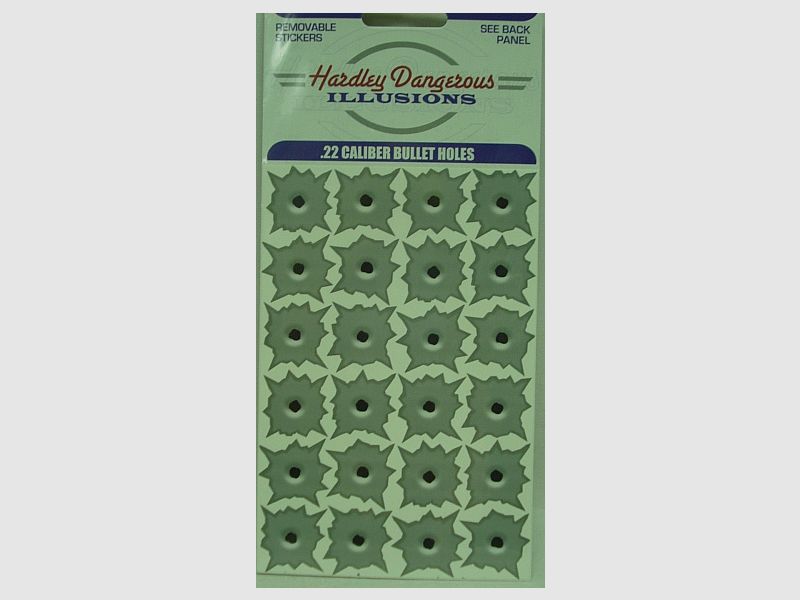 24 Bullet Holes Mini - Aufkleber, Kal..22