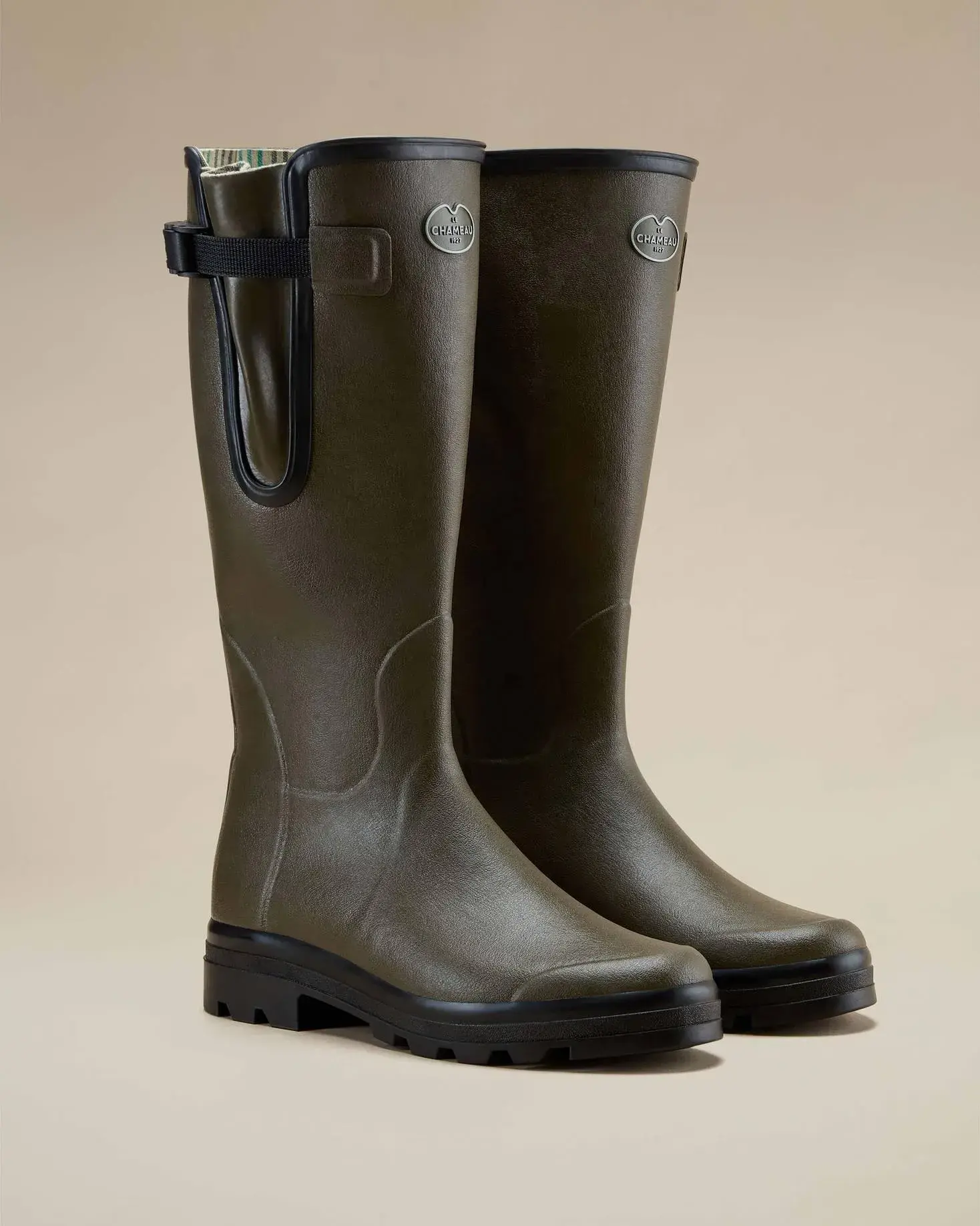 Buty Vierzon Le Chameau Podszewka Jersey Zielony Chameau, zdjęcie 4 z 10