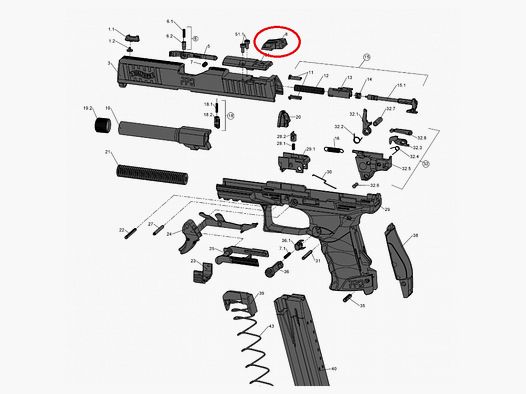 WALTHER KIMME ORIGINAL FÜR PPQ5 MATCH
