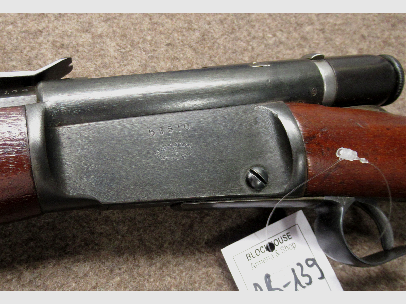AB-139 carabine VETTERLI mod. 1871 cal. 10.4mm, image 3 sur 5