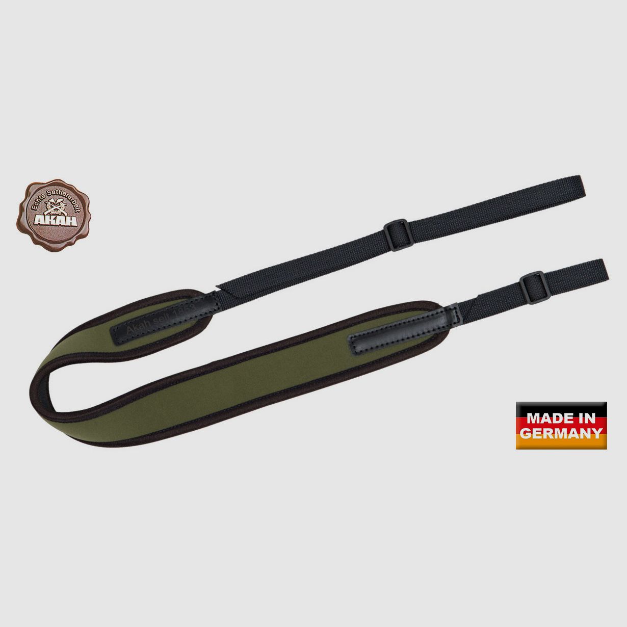 AKAH universal rifle sling NEOPRENE with webbing