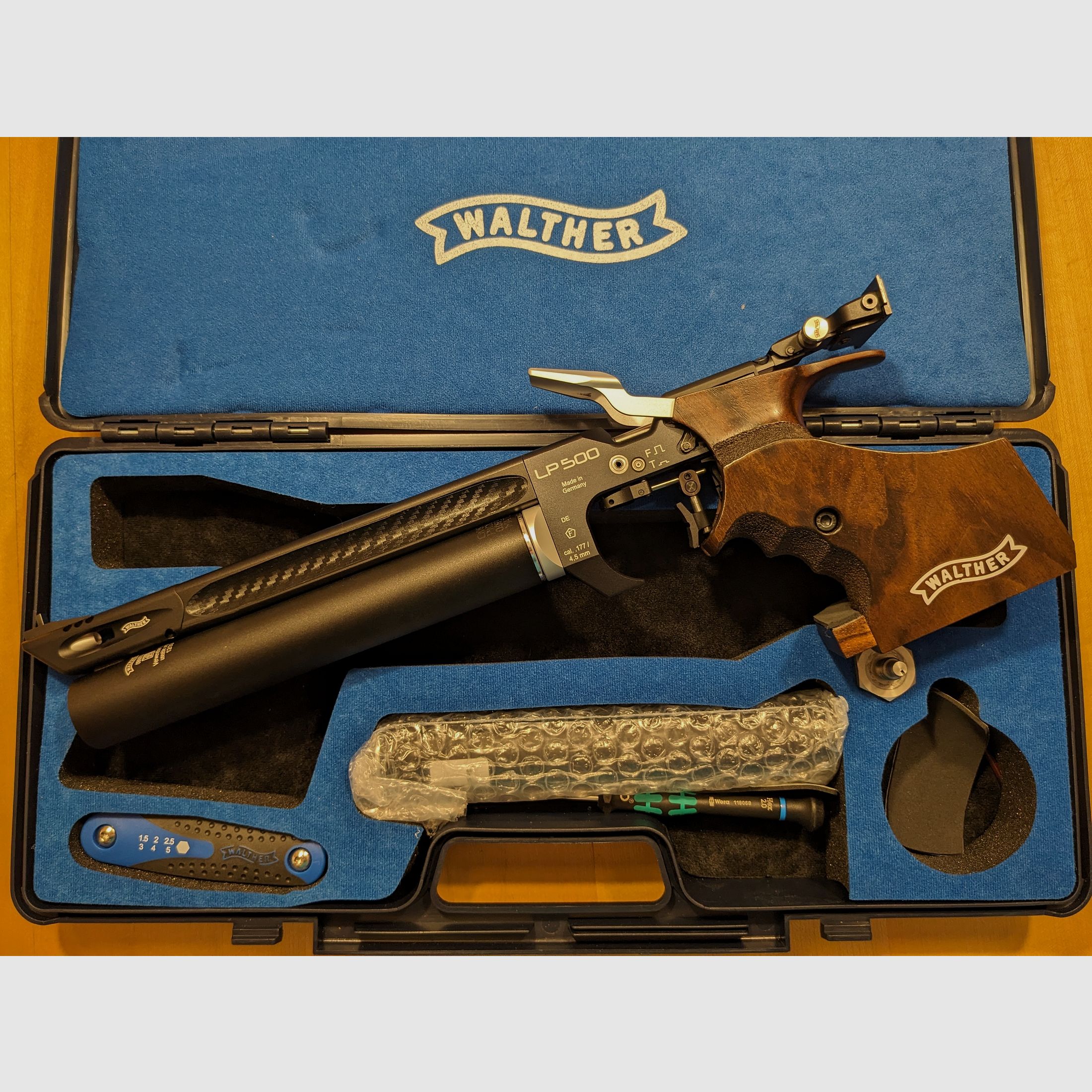 Walther LP 500 Expert, droite taille M