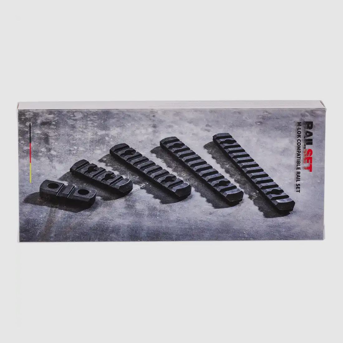 HERA Arms M-LOK Rail Set – Picatinny – 6 pezzi – Nero