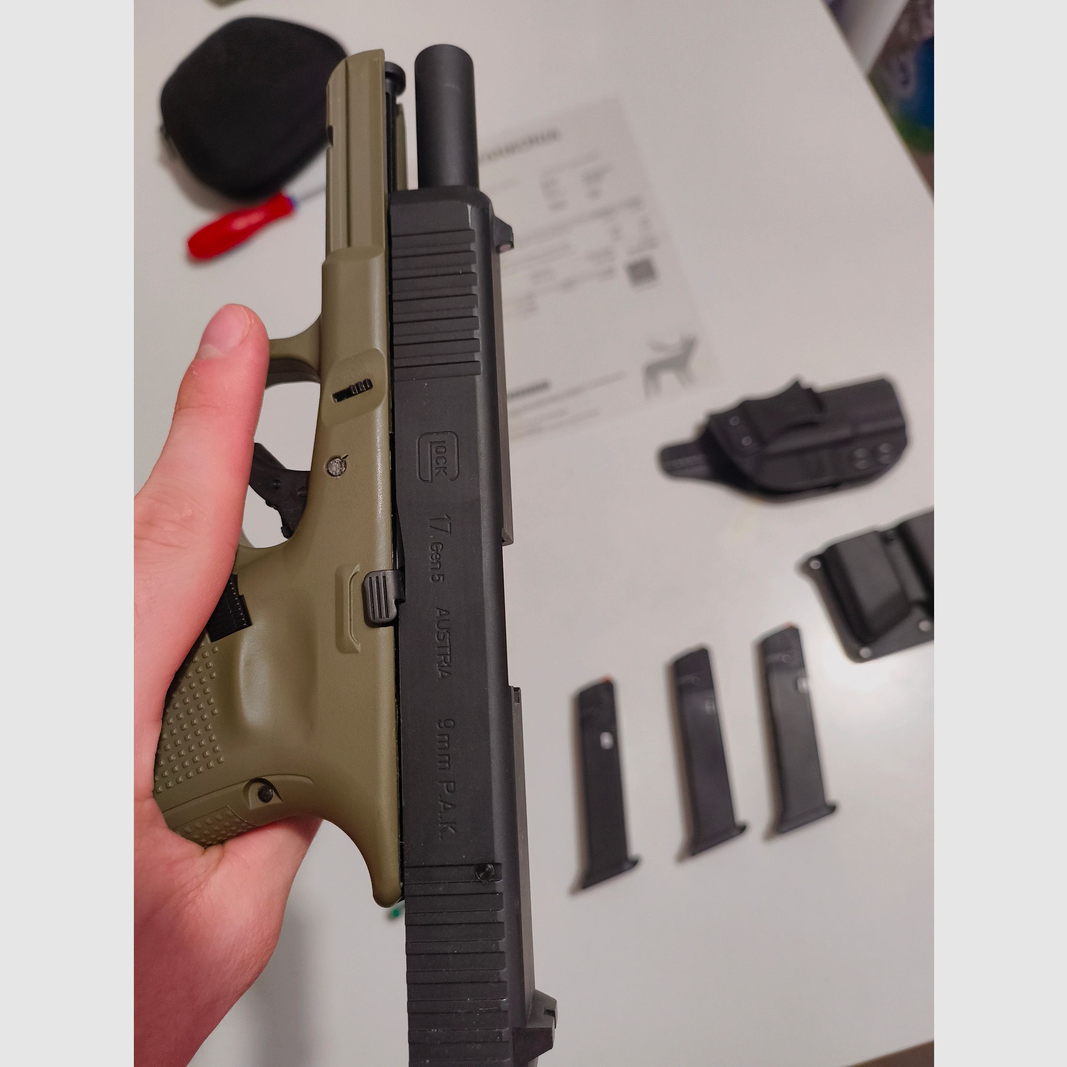 Umarex Glock 17 Gen 5 French army Gaspistole 