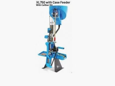 Dillon XL 750 Wiederladepresse mit Hülsenzufuhr und Kaliber Conversion-Kit
