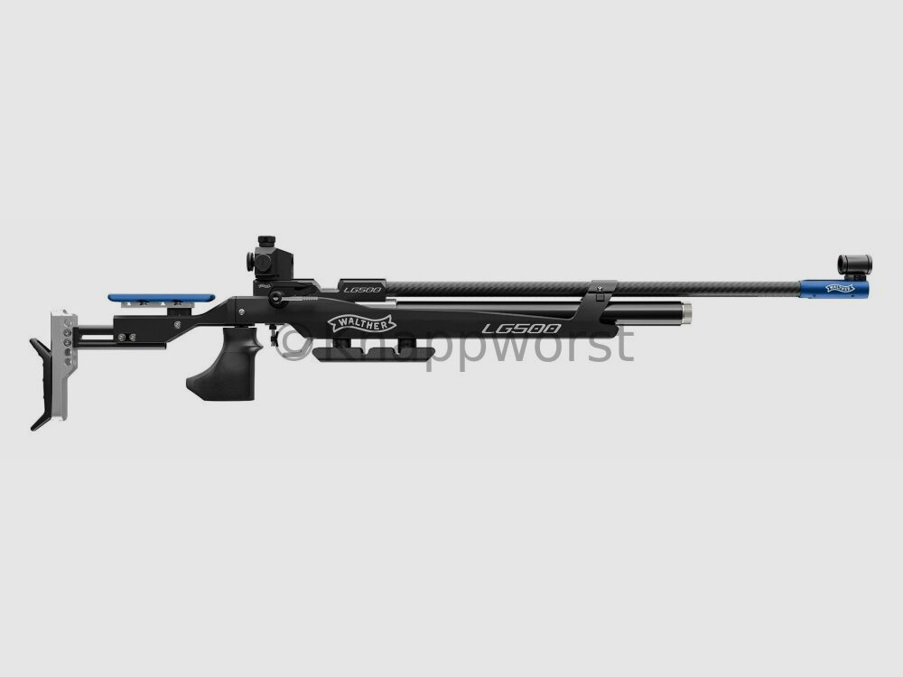 Walther LG500 Blacktec Vario-Aluschaft right/left