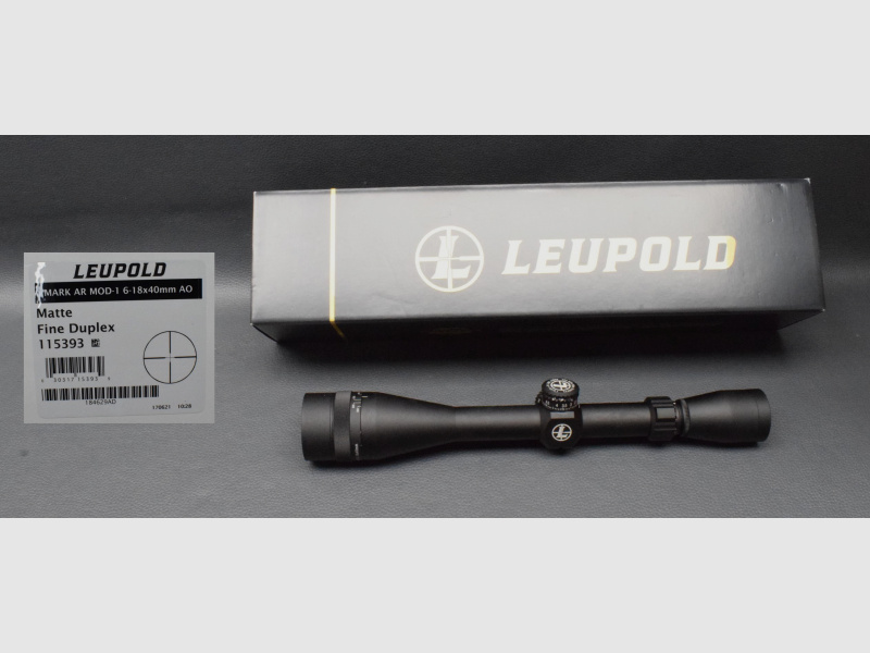 Leupold Mark AR Modell 1 6-18x40 Abs. Duplex, Neuware aus Geschäftsauflösung