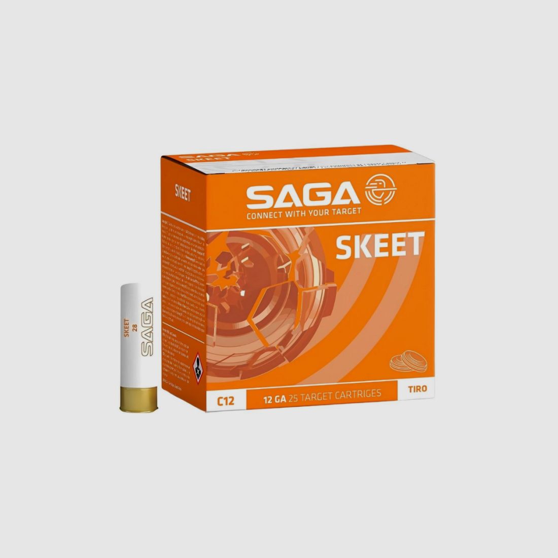SAGA Skeet shotshell ammunition cal. 12/70 28 g (9)
