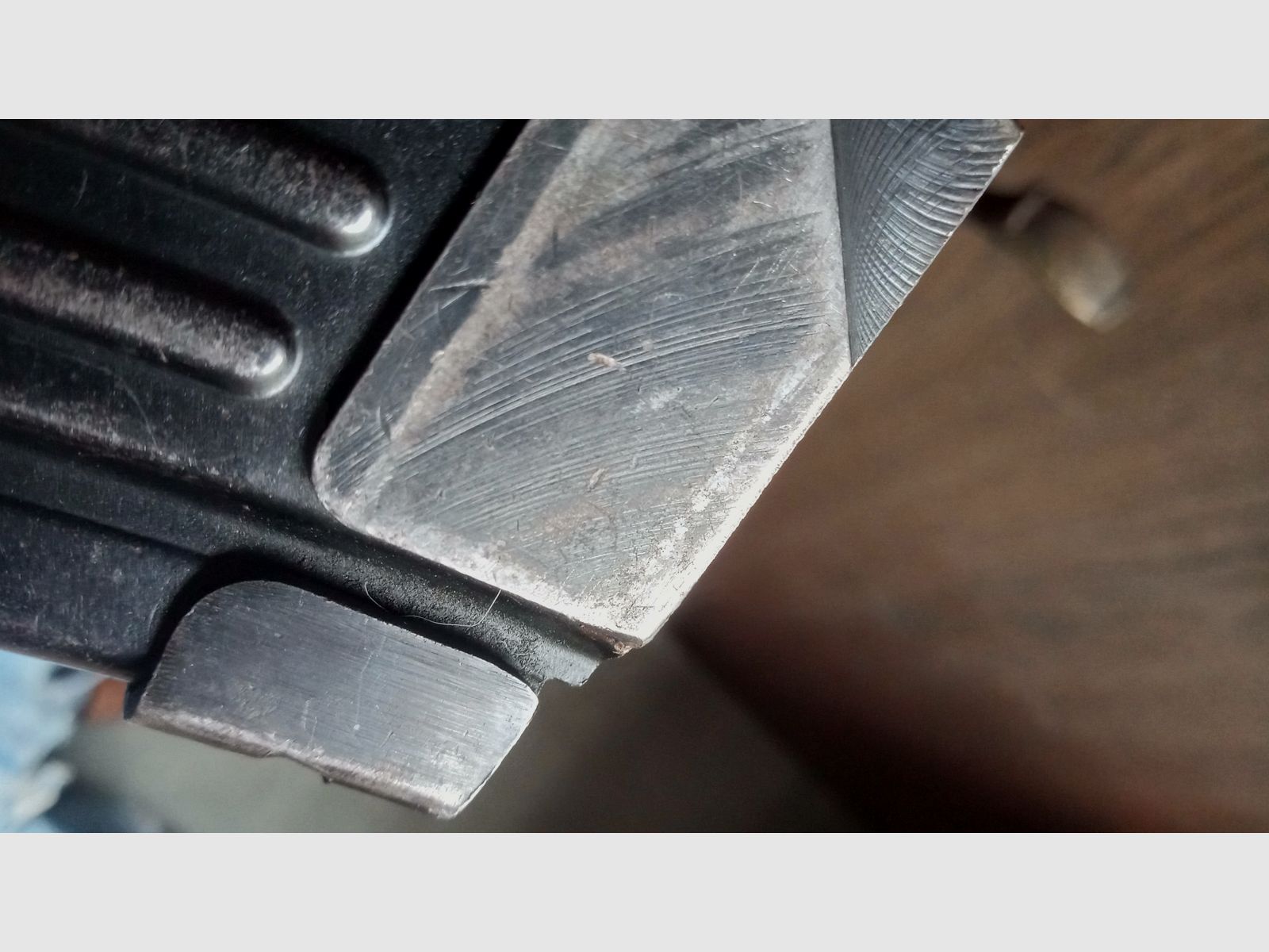 Very likely early Polish kbkg wz. 60 / AK47 steel decorative magazine (non-functional/deactivated) // KBK AKGN WZ.60 / also fits in GSG Co2 Cybergun called China-Yunker