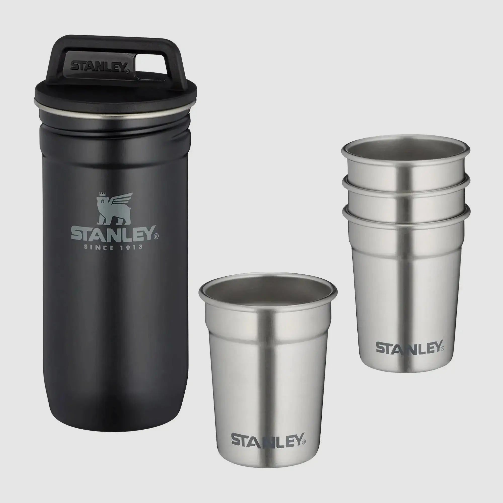 Stanley Stanley Szklanki do shotów Adventure Set 4 x 59 ml - Czarny
