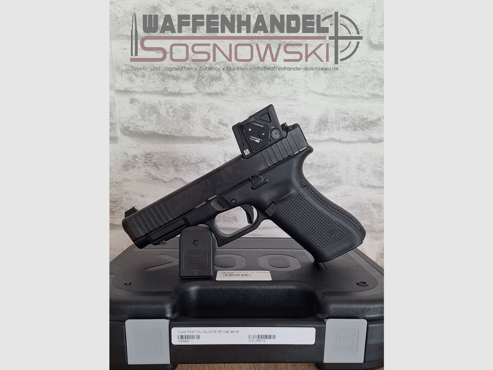 Pistola Glock 47 MOS/FS A-Cut™ Combo 9mm Luger