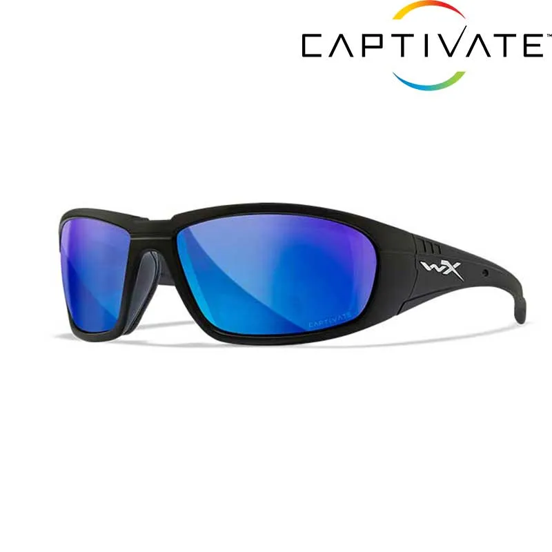Wiley X BOSS Okular Captivate Blue Mirror Matte Black Frame, Bild 1 von 8