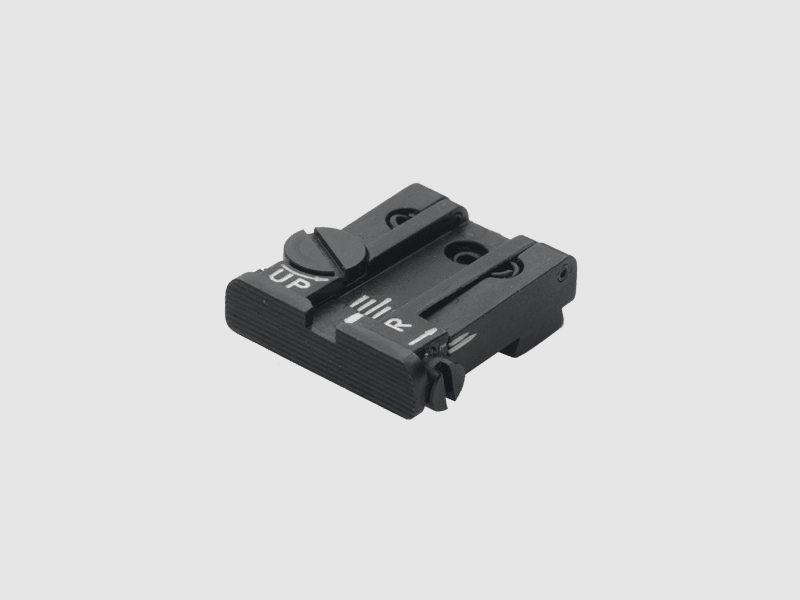 LPA Mikrometer-Visier TPU für Glock-Pistolen ohne Korn