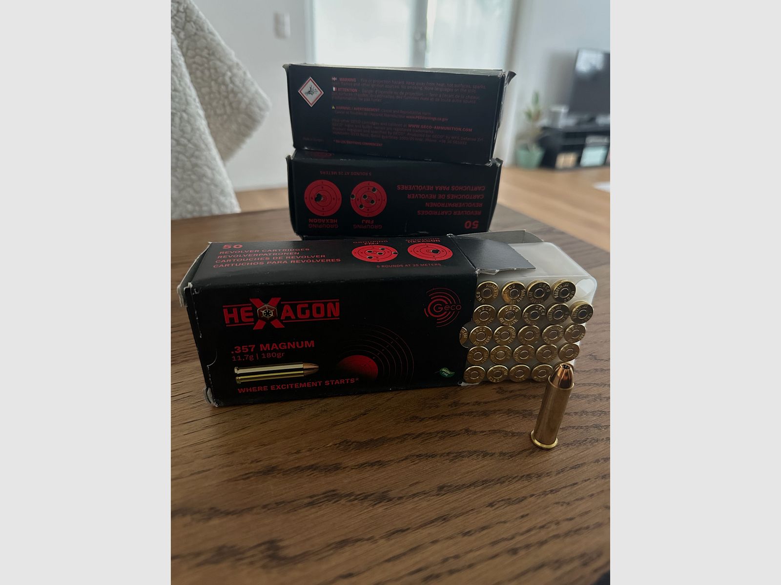 Geco Hexagon .357 Magnum 11,7 , 180gr Munition