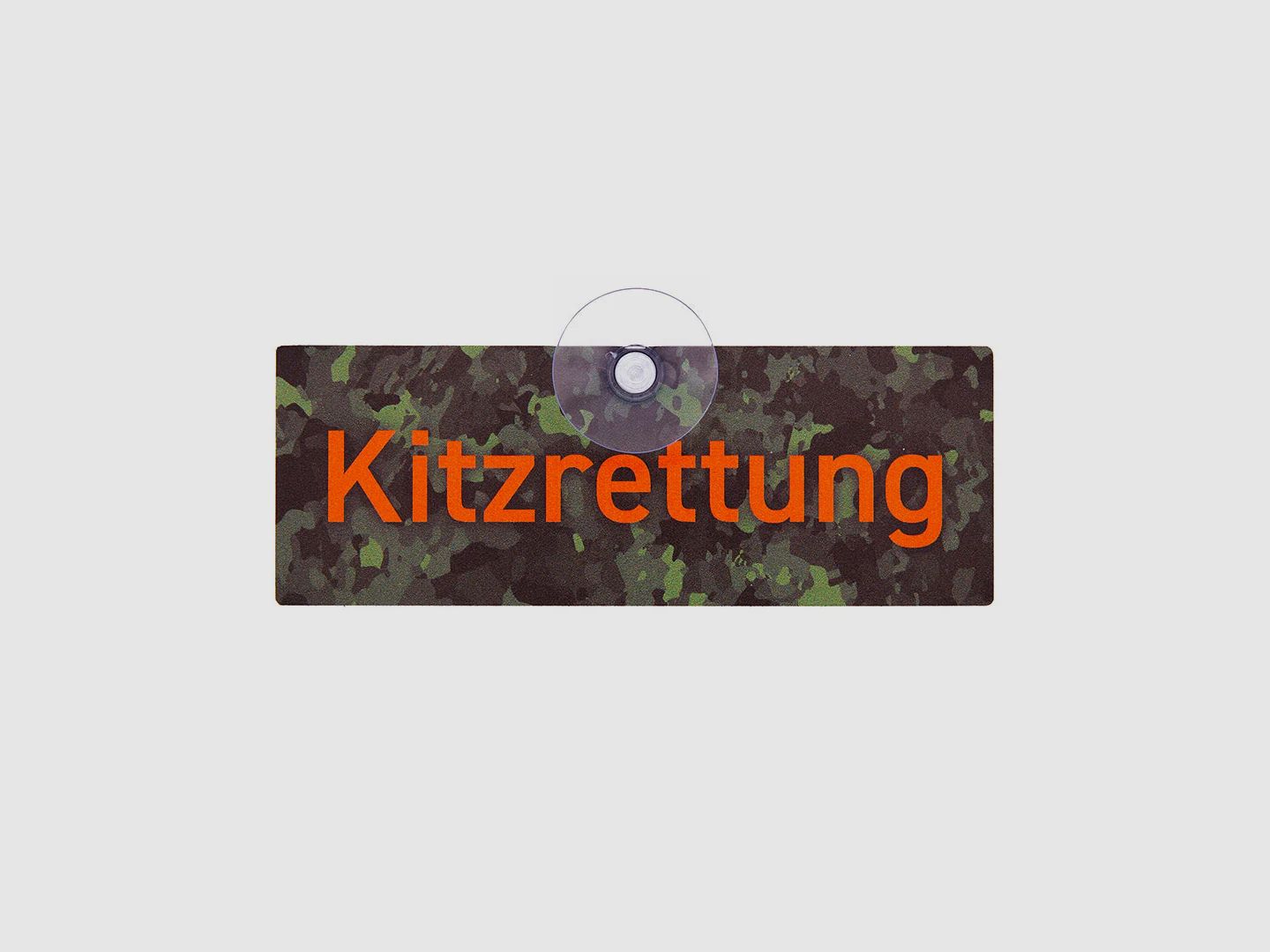 Autoschild mit Saugnapf "Kitzrettung" IV