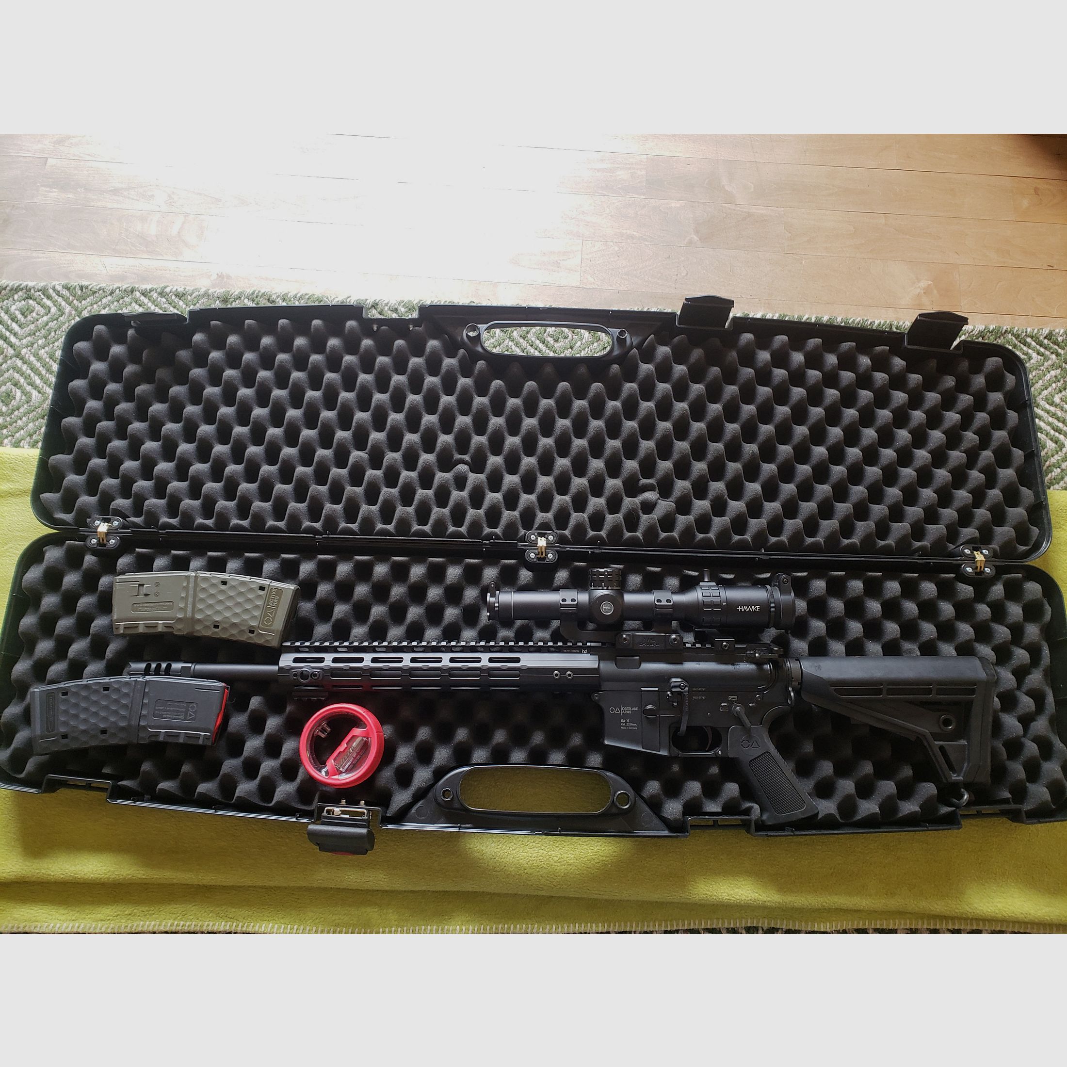 Oberland Arms OA 15 Black Label met Hawke Frontier 30 en Aimpoint H1, afbeelding 1 van 17
