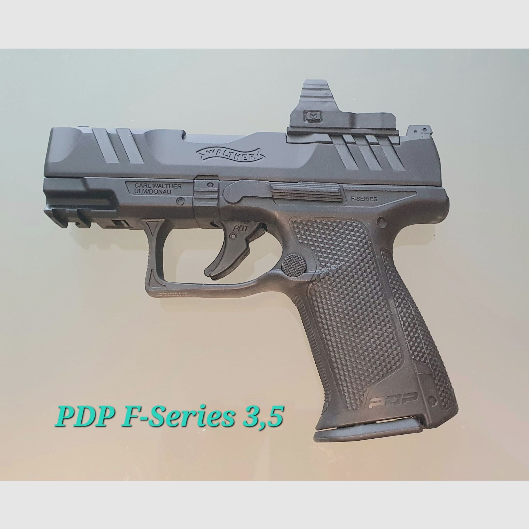 Walther CO2 Pistool PDP F 3,5" met Firefield Reflexvisier Ironclad Mini - F1