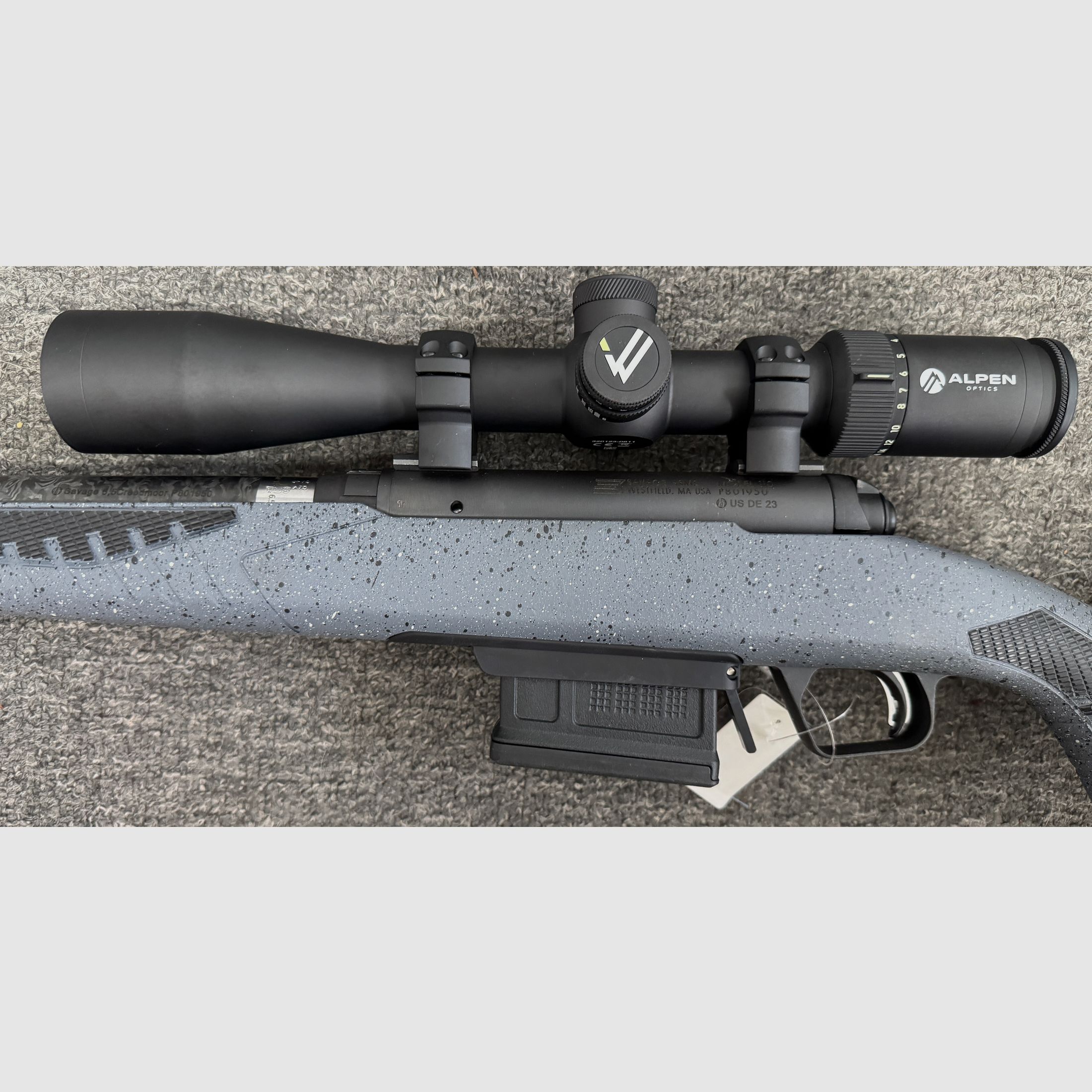 Savage 110 Carbon Predator BA 6,5mm Creedmoor met Alpenoptics APEX 2,5-16x42 - nieuw wapen, afbeelding 8 van 9