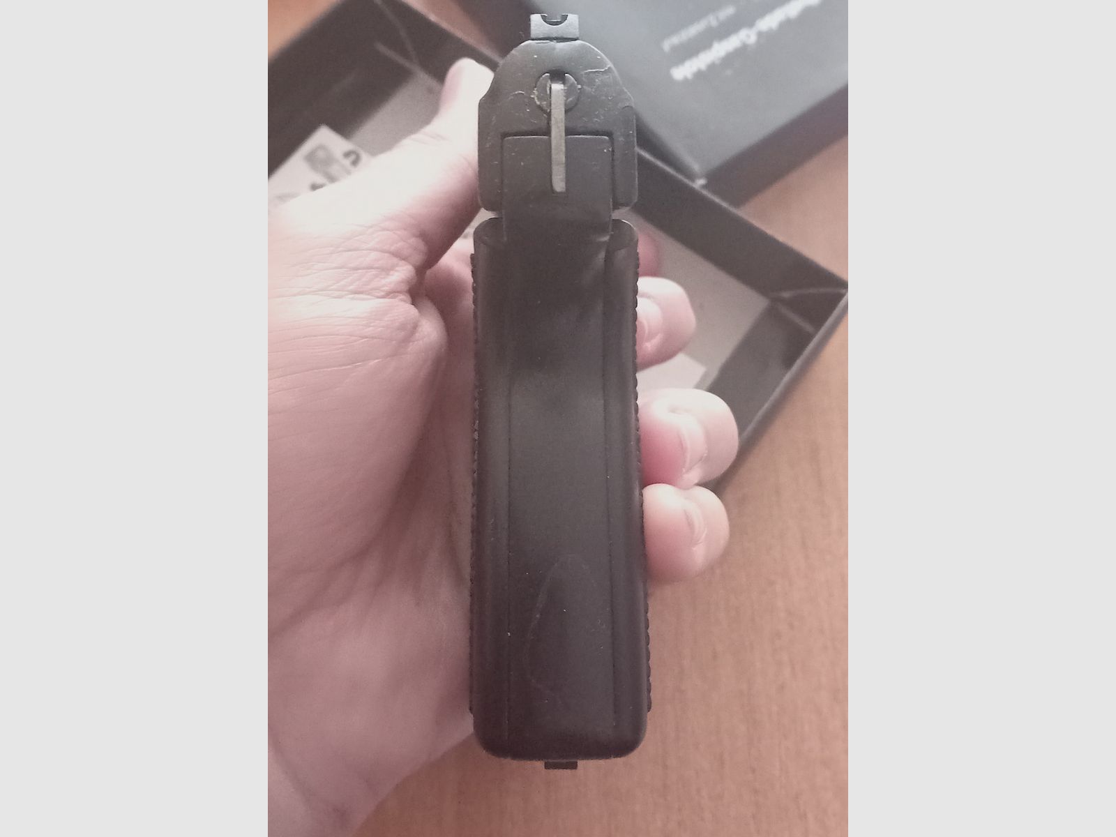 Seltene Rhöner SM 80 im Kal. 8 mm Knall/ PTB 267 mit Verpackung!