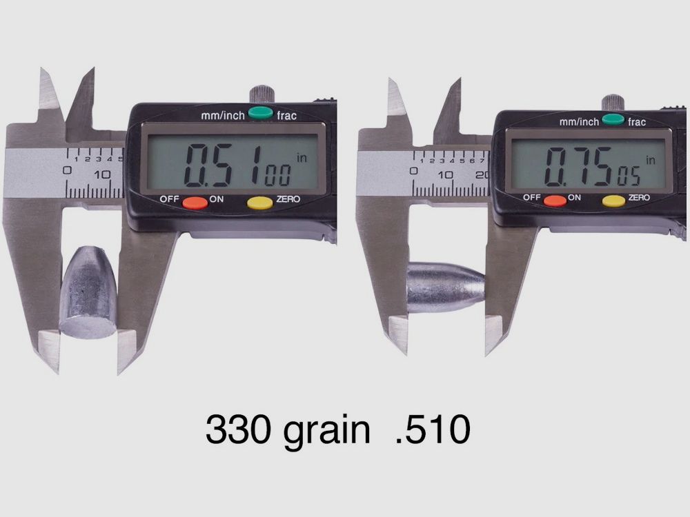 NSA Cartridges for Rifle Nielsen .50 HPDB 330 Grain (.51), image 2 of 3