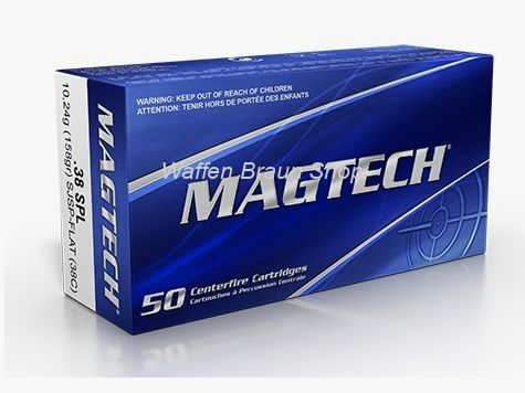 Magtech.38SPL SJSP-FL 158GRS A50 #38C
