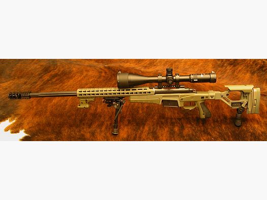 Nauwkeurigheid Sniper .308 Win Op Maat Gemaakt AICS-AX Skeleton Vouwkolf Systeem Remington 700 L.Walther Matchloop Ebi-Demper