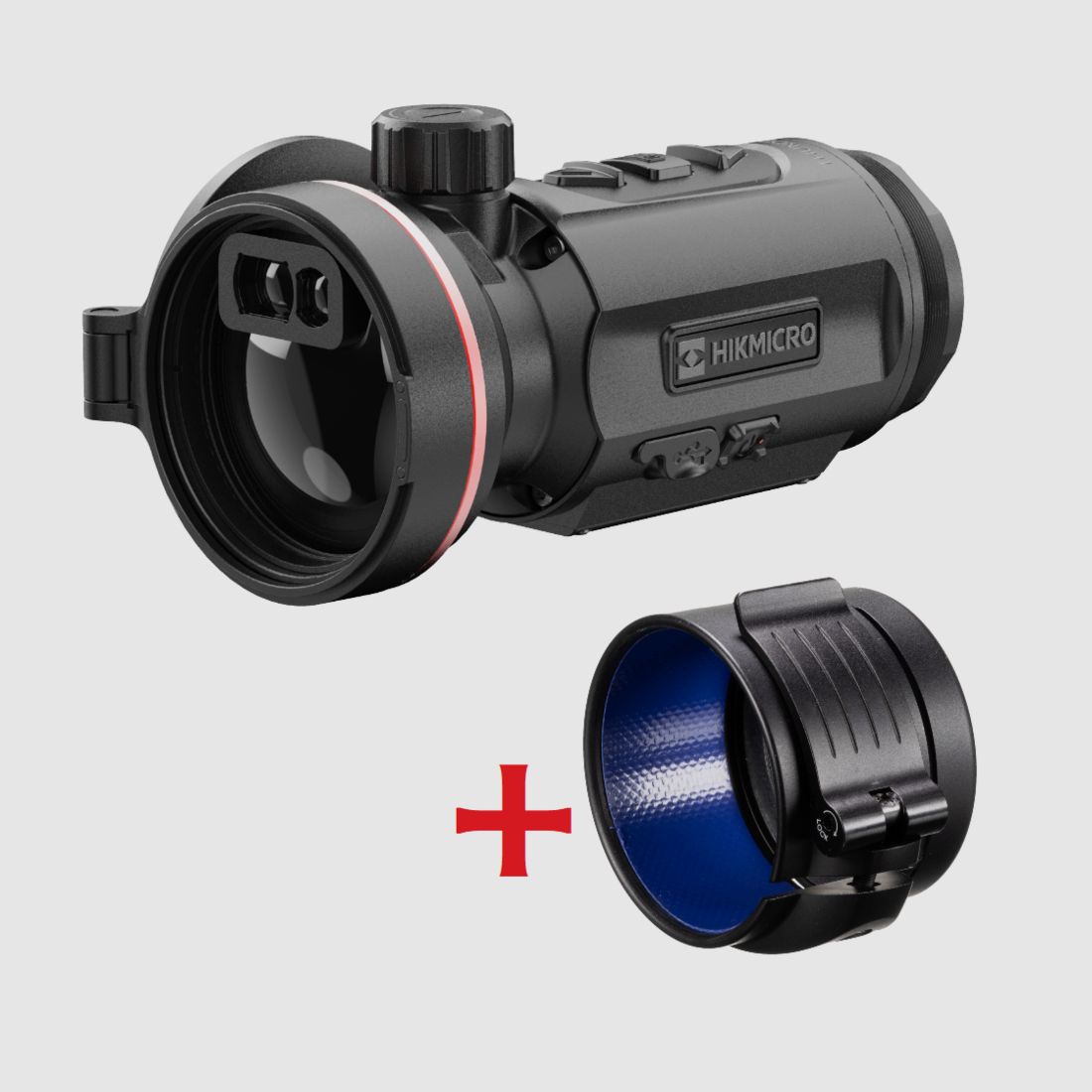 Hikmicro Thunder TQ50CL 3.0 mit Entfernungsmesser im Komplettset