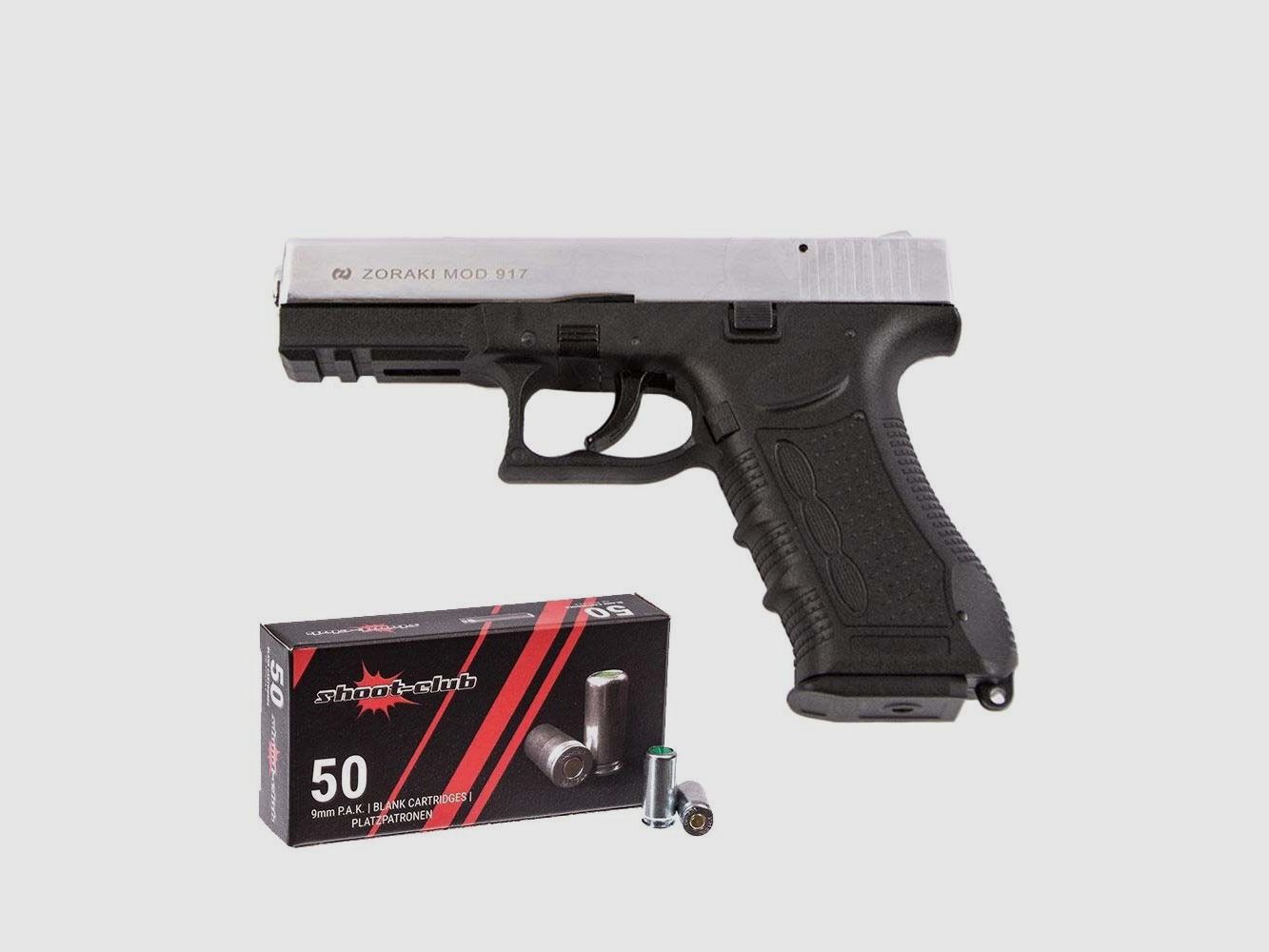 Zoraki 917 Schreckschusspistole chrom