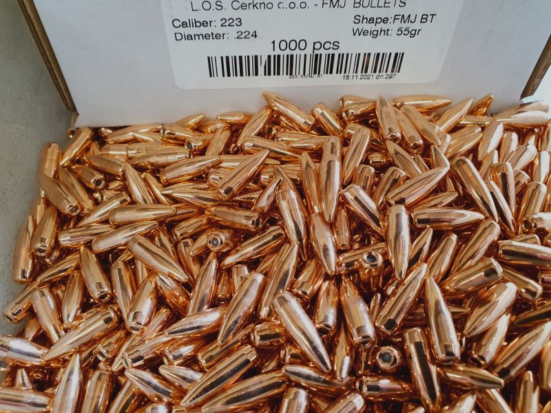 .224/55grs. LOS FMJBT 250 Stk.