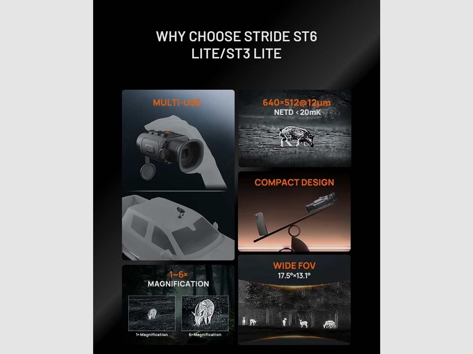 Rix Optics Stride ST3 Lite Wärmebildgerät, Bild 9 von 20