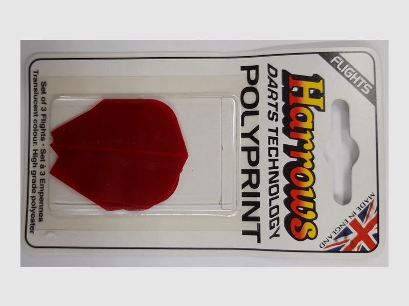 Dartpoint Flights Longlife Standard red Dart & Accessories