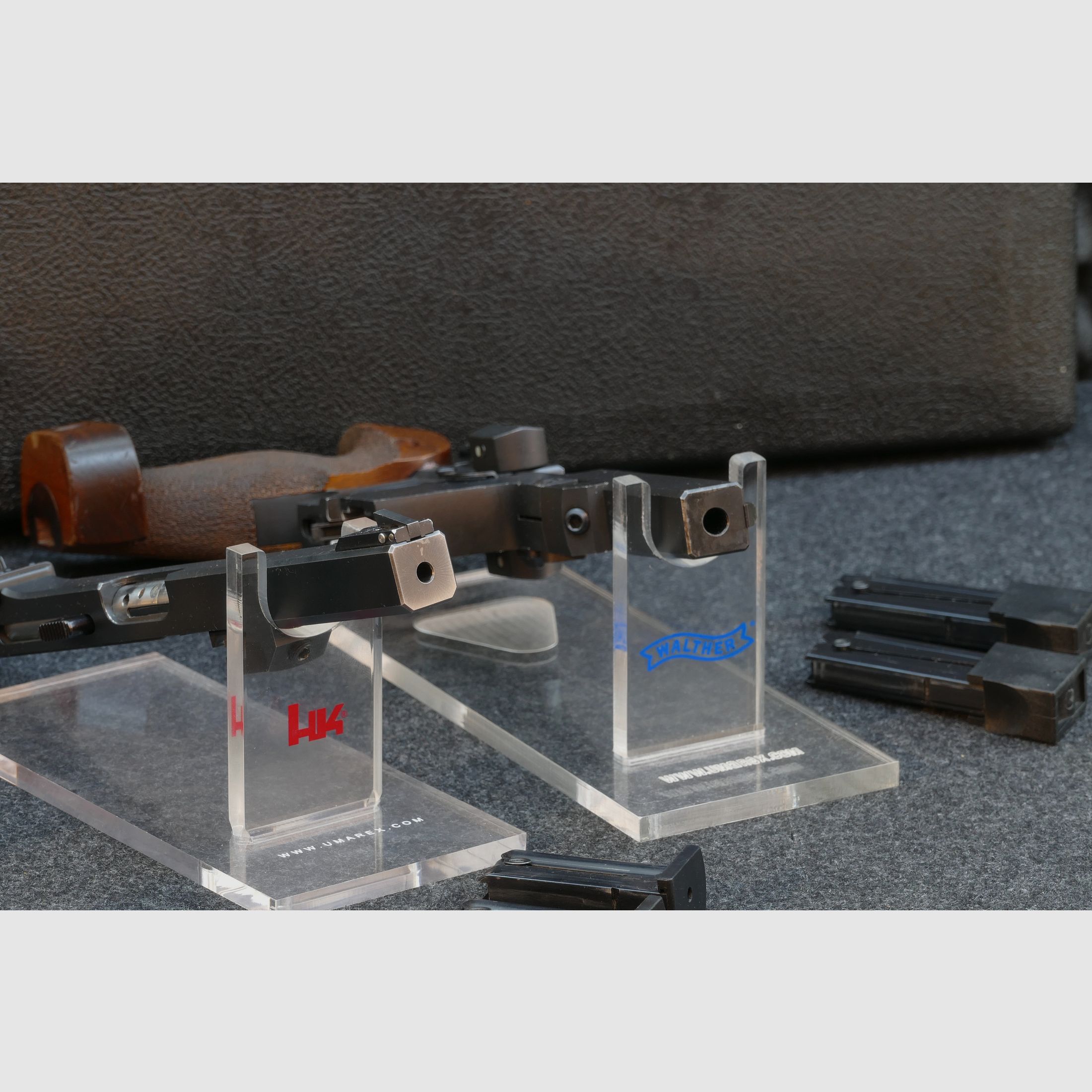 Walther GSP – ( .32 S&W Long / calibre intercambiable .22 LR ), set completo, maletín, sistema intercambiable - servicio realizado