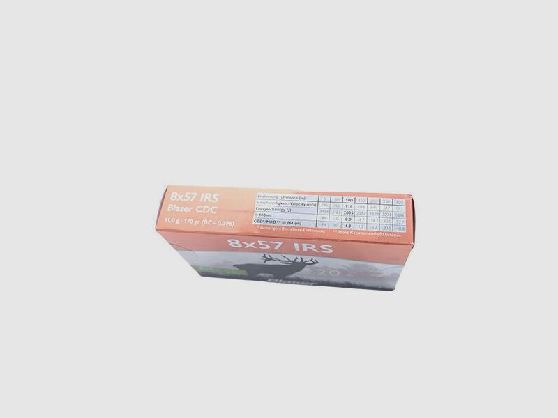 Blaser 8x57 IRS CDC 11,0g/170gr.