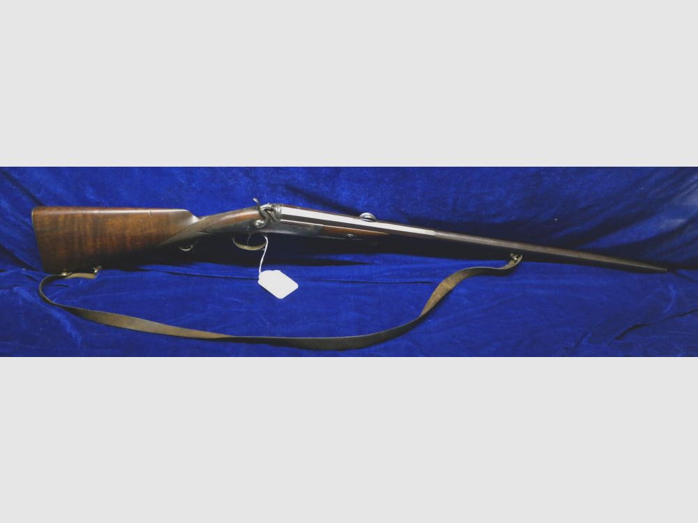 Joseph Unger Graz eenloopige haan-geweer met damastloop op maat gemaakt - 16/70