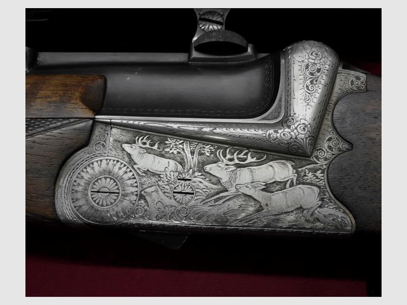 Anton Sodia break-action rifle with BBF & BDF interchangeable barrel