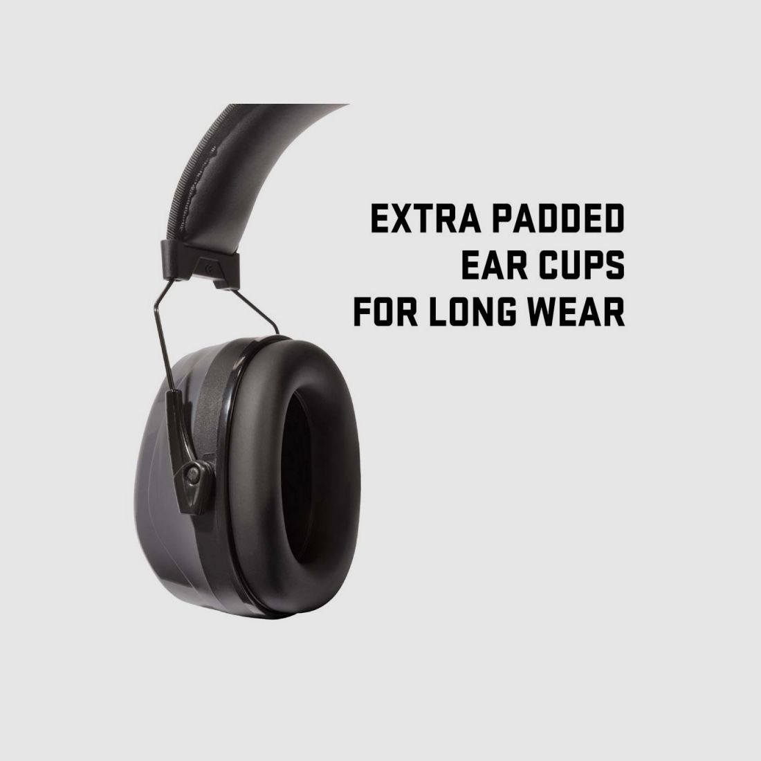 ULTRX Heavy Sound Defender passive earmuffs, gray, image 2 of 4