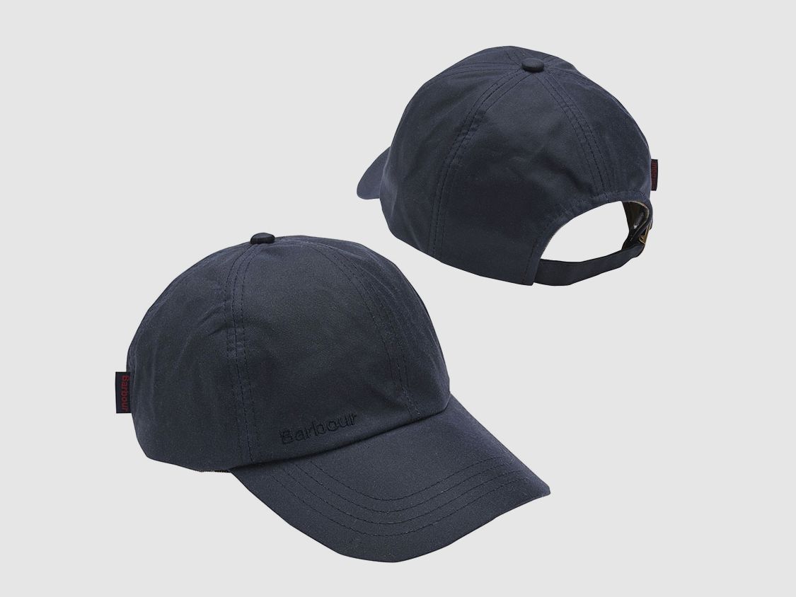 Barbour Wachssportkappe Navy
