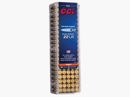 CCI – .22lr / 934CC / Target Clean-22 / blue LRN